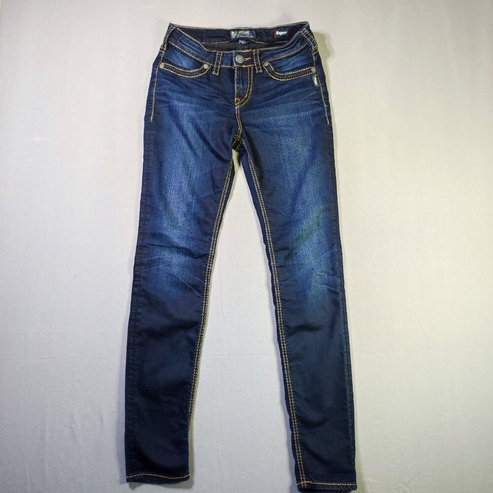 Silver Jeans Suki High Super Skinny jeans women's size W28/L31 ink blue stretch